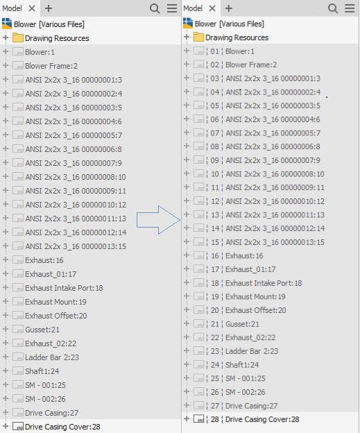 Inventor SheetSync Indexer