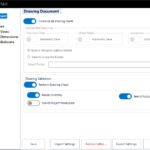 ADC Settings — Drawing Document tab