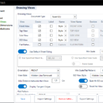 ADC Settings — Drawing Views tab