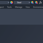 Model Assistant CC Visibility menu in an Autodesk Inventor assembly: hide, show, suppress, unsuppress Content Center parts